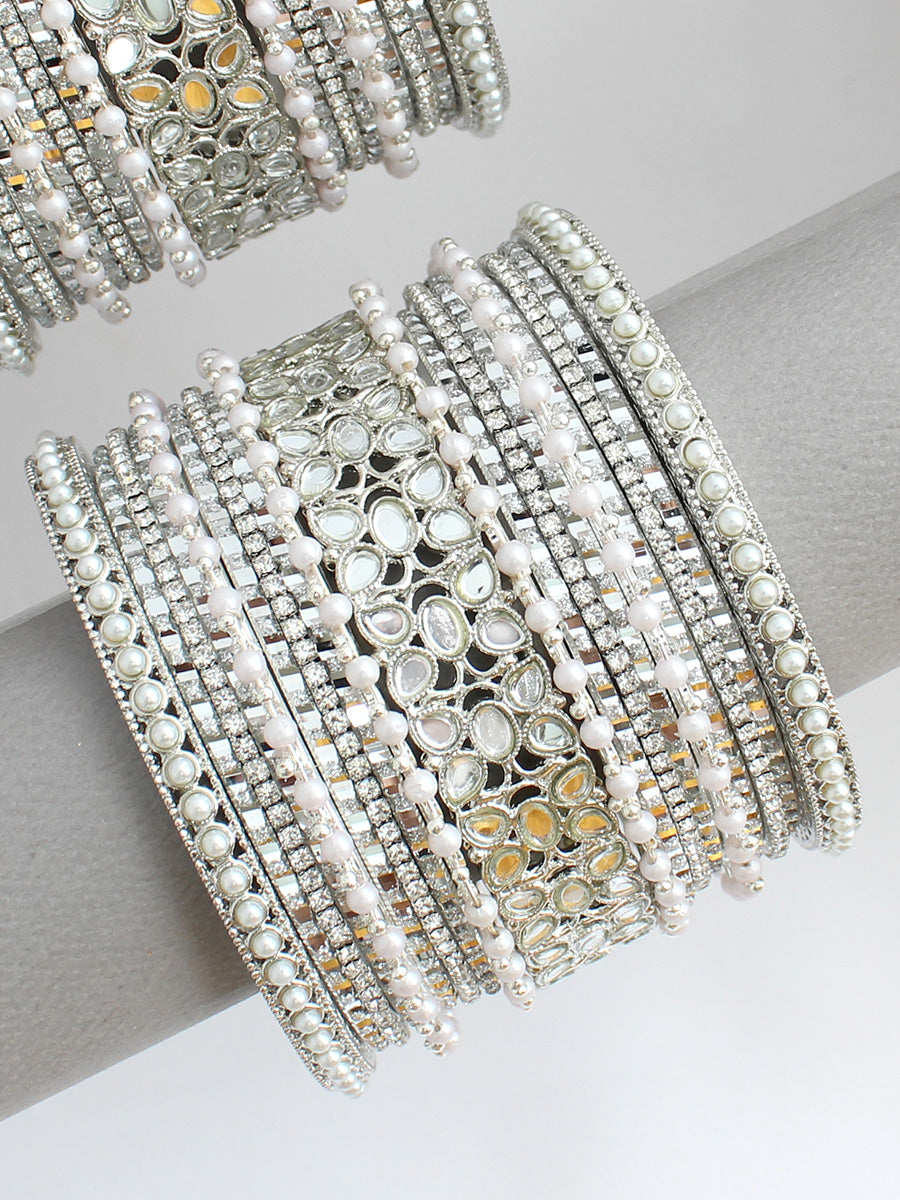 Aria Bangle Set / Stack-Silver