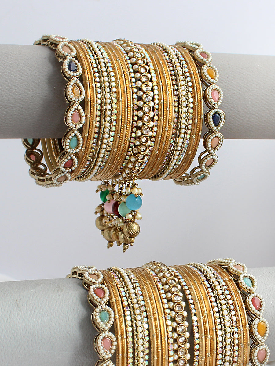 Somika Bangle Set / Stack-Multicolor