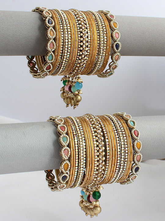 Somika Bangle Set / Stack-Multicolor
