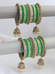 Atiyah Bangle Set / Stack-Green
