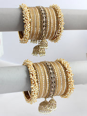 Zareen Bangle Set / Stack-gold