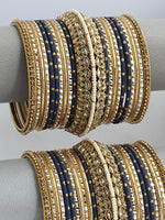Palomi Bangle Set / Stack-Blue