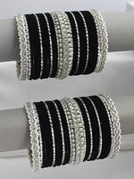 Sophia Bangle Set / Stack-Black