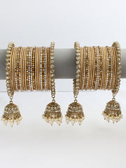 Nitika Bangle Set / Stack-Gold