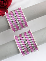 Suzain Bangle Set / Stack-Pink