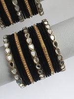 Nikisha Bangle Set / Stack-Black