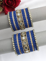 Rivya Bangle Set / Stack-Blue