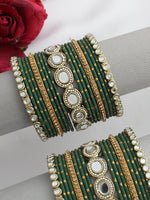 Lekha Bangle Set / Stack-Green