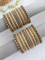 Manvika Bangle Set / Stack-Gold