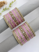 Samisha Bangle Set / Stack-Pink