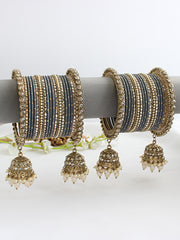 Amoha Bangle Set / Stack-Grey