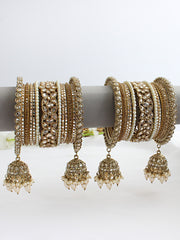 Udvi Bangle Set / Stack-Gold