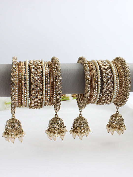 Udvi Bangle Set / Stack-Gold