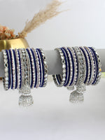 Simone Bangle Set / Stack-Blue
