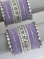 Shrivi Bangle Set / Stack-Lavender