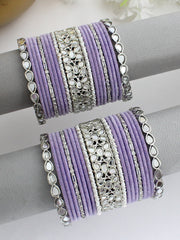 Shrivi Bangle Set / Stack-Lavender
