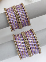 Devira Bangle Set / Stack-Lavender