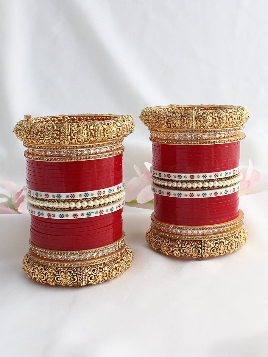Harshita Bridal Choora Bangle Set