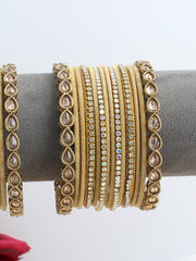 Ziva Bangle Set / Stack-Gold