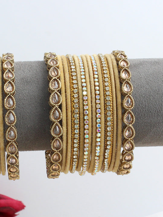 Ziva Bangle Set / Stack-Gold
