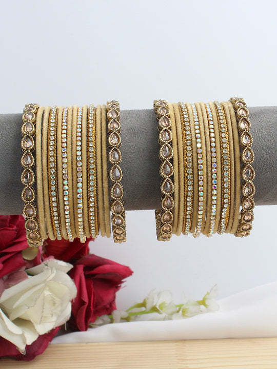 Ziva Bangle Set / Stack-Gold