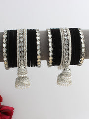 Abira Bangle Set / Stack-Black