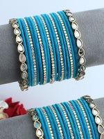 Neelam Bangle Set / Stack-Turquoise