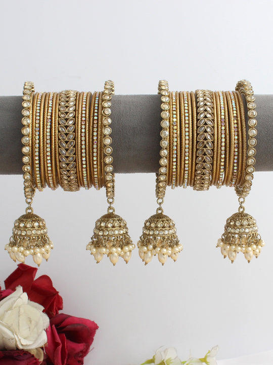 Anaika Bangle Set / Stack-Gold
