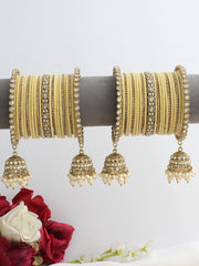 Vinika Bangle Set / Stack-Butter Yellow