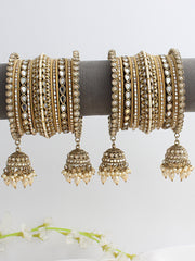Tapsee Bangle Set / Stack-Gold