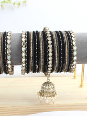 Shyamli Bangle Set / Stack-Black