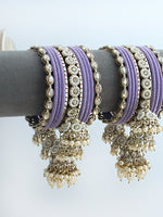 Vedanta Bangle Set / Stack-Lavender