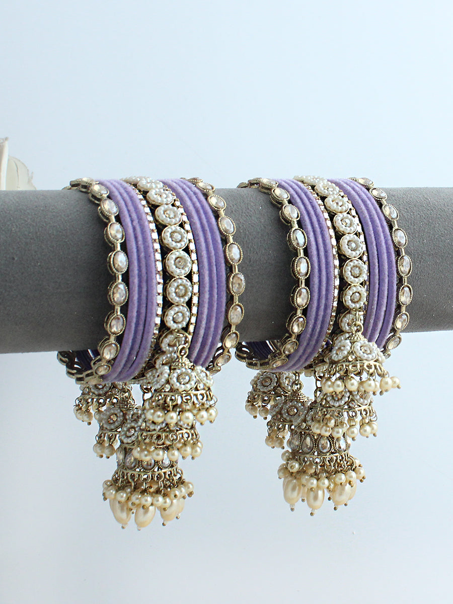 Vedanta Bangle Set / Stack -lavender