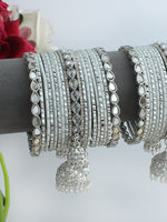 Mayra Bangle Set / Stack-Silver
