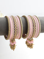 Ameena Bangle Set / Stack-Pastel Pink