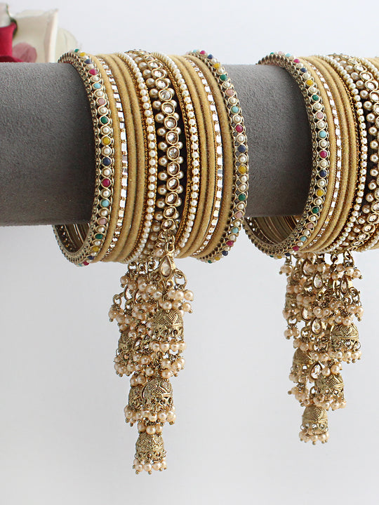 Ziya Bangle Set / Stack-Gold