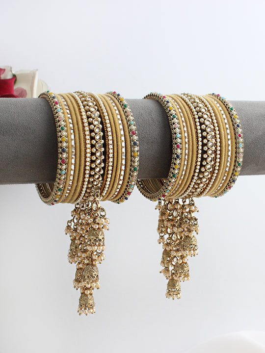 Ziya Bangle Set / Stack-Gold