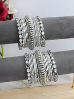 Shivi Bangle Set / Stack-Silver
