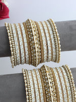 Shritija Bangle Set / Stack-White