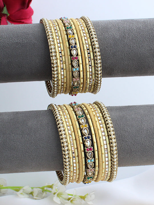 Aashka Bangle Set / Stack -Multicolor