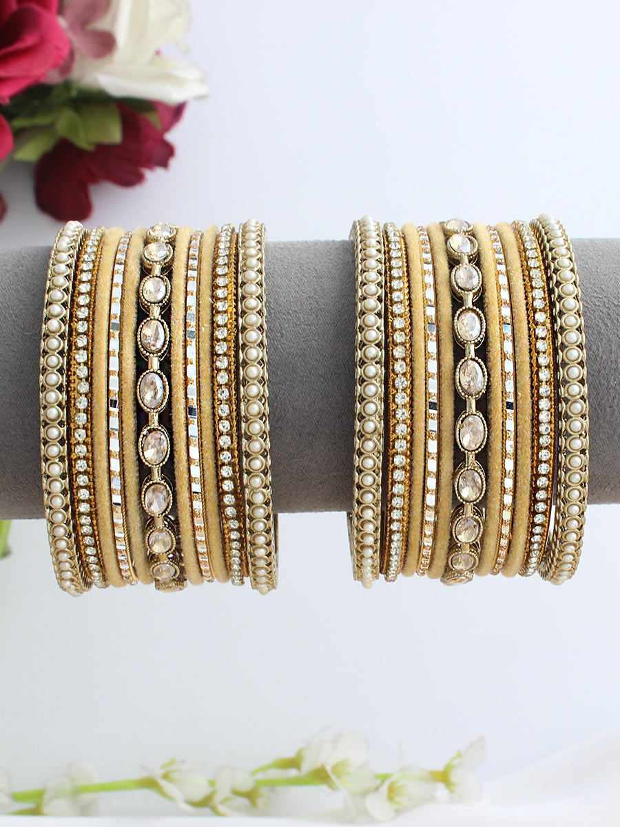 Amulaya Bangle Set / Stack-Gold