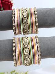 Ruhisha Bangle Set / Stack -Multicolor