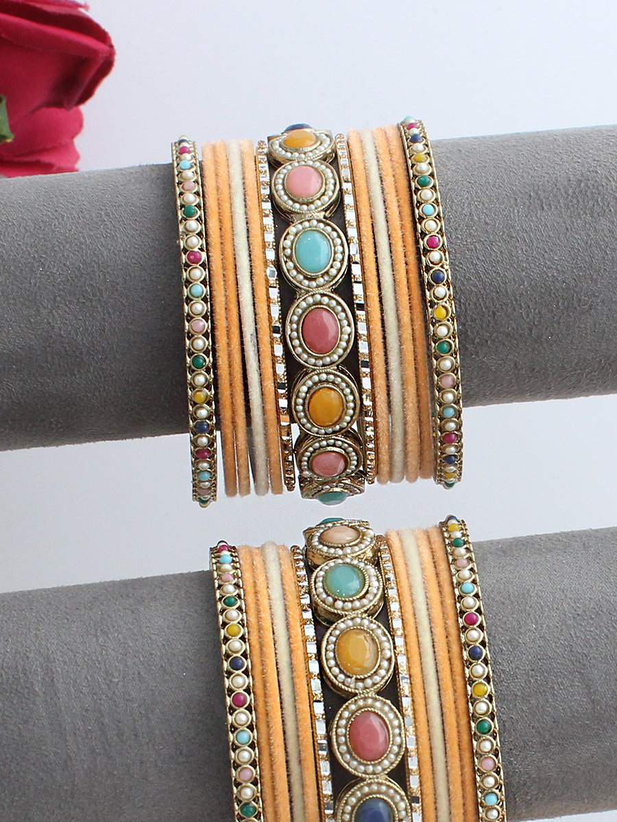 Nagma Bangle Set / Stack-Multi