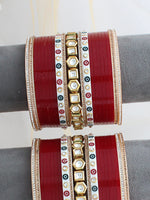 Aishwarya Bridal Choora Bangle Set-maroon