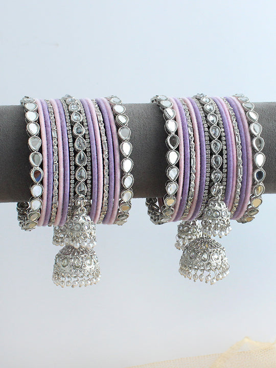 Kiyana Bangle Set / Stack-Lavender