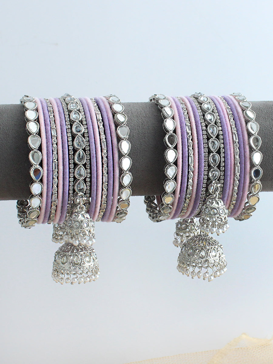 Kiyana Bangle Set / Stack-Lavender