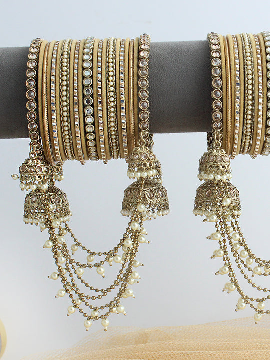 Arnika Bangle Set / Stack-Gold