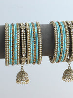 Bhumi Bangle Set / Stack-Turquoise