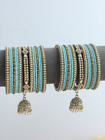 Bhumi Bangle Set / Stack-Turquoise