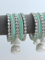 Veronica Bangle Set / Stack-Mint Green